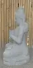 Product image 4 of the product “Seated Dewi Sri, position chakra turning the wheel, 79 cm high riverstone grey, modell with sativa ”